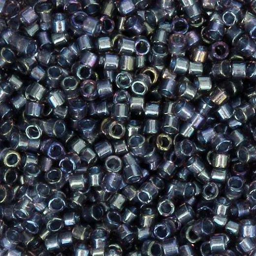 DB2387 Anchor Grey Fancy Lined Size 11/0 Miyuki Delica Beads, 5.2gm DB2387 Anchor Grey Fancy Lined Size 11/0 Miyuki Delica Beads, 5.2gm