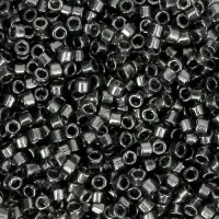 DB2394 Platinum Fancy Lined Size 11/0 Miyuki Delica Beads, 5.2gm