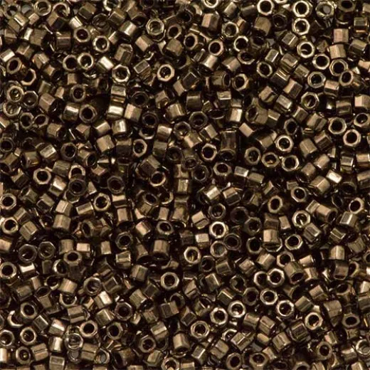 DBLC0022 Bronze Metallic size 8/0 Cut Miyuki Delica Beads, approx 5.2g, Colour Code 22 DBLC0022 Bronze Metallic size 8/0 Cut Miyuki Delica Beads, approx 5.2g, Colour Code 22