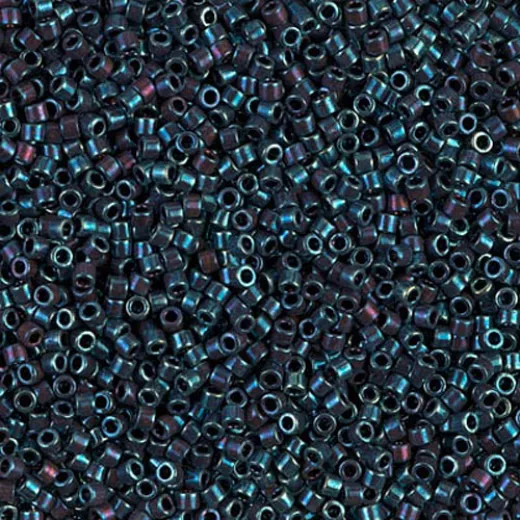DB0025 Purple AB Metallic, Size 11/0 Miyuki Delica Beads, 50gm bag DB0025 Purple AB Metallic, Size 11/0 Miyuki Delica Beads, 50gm bag