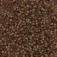 DB0322L Matte Metallic Light Bronze, Size 11/0 Miyuki Delica Beads, 50g wholesale pack