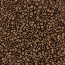DB0322L Matte Metallic Light Bronze, Size 11/0 Miyuki Delica Beads, 5.2g pack DB0322L Matte Metallic Light Bronze, Size 11/0 Miyuki Delica Beads, 5.2g pack