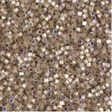 DB0680 Dyed Smokey Quartz Silk Satin 11/0 Miyuki Delica Beads, 5.2g approx