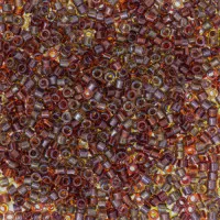 DB0990, Red Olive Mauve, Size 11/0 Miyuki Delica Beads, 5.2g pack