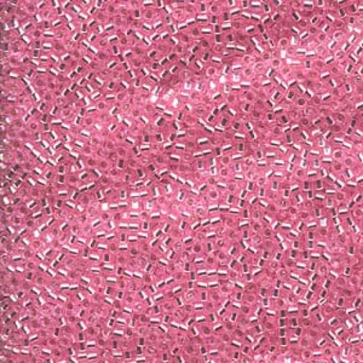 DB1335 Light Pink Silver Lined-Dyed, Size 11/0 Miyuki Delica Beads, 5.2g approx. DB1335 Light Pink Silver Lined-Dyed, Size 11/0 Miyuki Delica Beads, 5.2g approx.