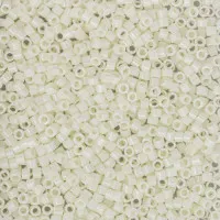 DB2402, Light Buttercream Ceylon, Size 11/0 Miyuki Delica Beads, 5.2g pack
