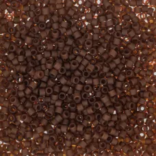 DB2403, Matte Transparent Root Beer, Size 11/0 Miyuki Delica Beads, 5.2g pack DB2403, Matte Transparent Root Beer, Size 11/0 Miyuki Delica Beads, 5.2g pack
