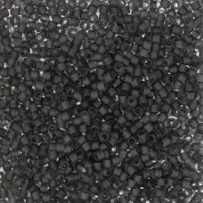 DB2406, Matte Transparent Charcoal, Size 11/0 Miyuki Delica Beads, 5.2g pack DB2406, Matte Transparent Charcoal, Size 11/0 Miyuki Delica Beads, 5.2g pack