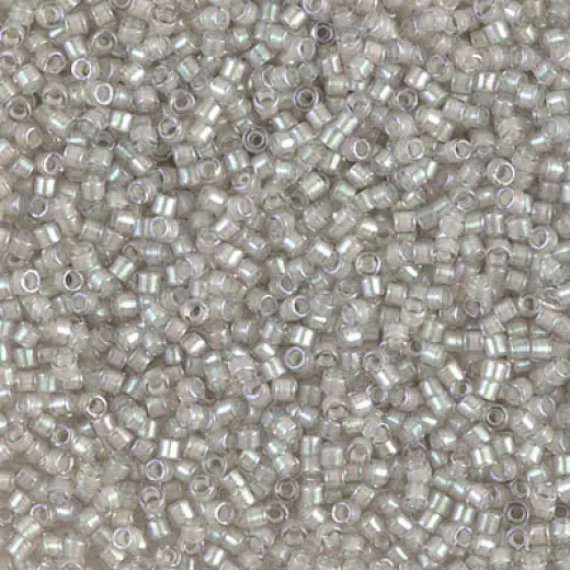DB1711 Pearl Lined Aqua, Size 11/0 Miyuki Delica Beads, 50g Wholesale Pack DB1711 Pearl Lined Aqua, Size 11/0 Miyuki Delica Beads, 50g Wholesale Pack