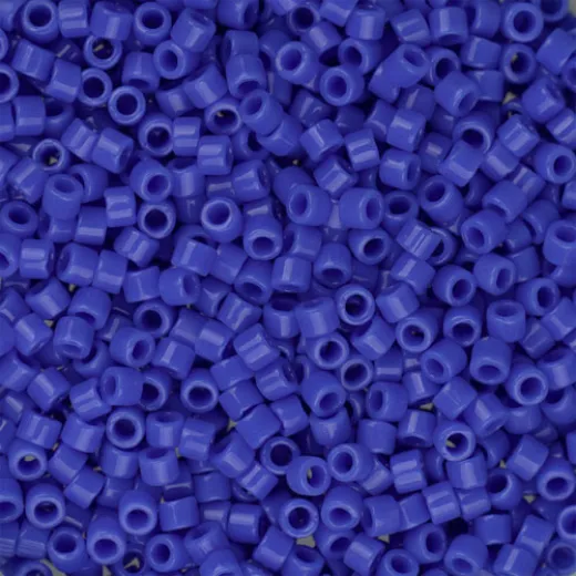 DB1138 Blue Cyan Opaque, Size 11/0 Miyuki Delica Beads, 50g approx.