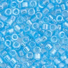 DB1229 Blue Ocean Transparent Luster, Size 11/0 Miyuki Delica Beads, 5.2g approx...