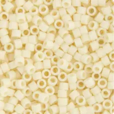 DB0762 Dark Cream Opaque, Size 11/0 Miyuki Delica Beads, 5.2g approx.