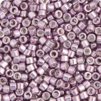 DB0419B Dark Rose Opaque Galvanized-Dyed, Size 11/0 Miyuki Delica Beads, 50gm bag