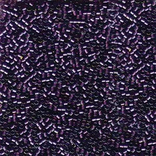 DB1756 Sparkling Purple Lined Amethyst AB, Size 11/0 Miyuki Delica Beads, 5.2g approx. DB1756 Sparkling Purple Lined Amethyst AB, Size 11/0 Miyuki Delica Beads, 5.2g approx.
