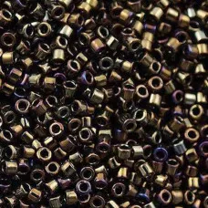 DB0007 Brown Iris, Size 11/0 Miyuki Delica Beads, 5.2g approx.