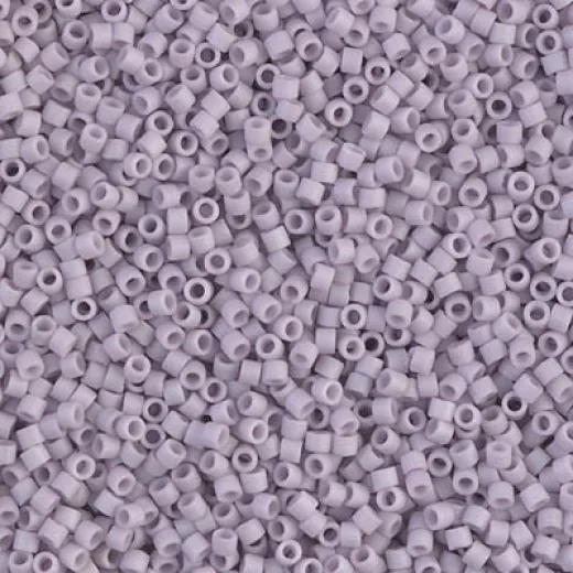 DB0356 Light Mauve Opaque Matte, Size 11/0 Miyuki Delica Beads, 5.2g approx. DB0356 Light Mauve Opaque Matte, Size 11/0 Miyuki Delica Beads, 5.2g approx.