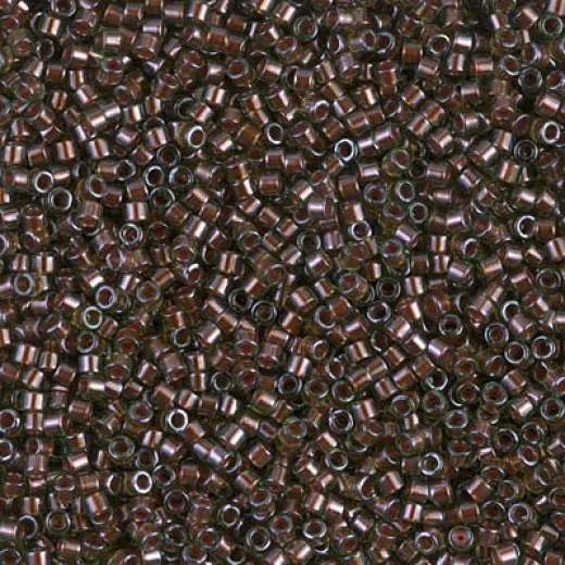DB1710 Copper Pearl Lined Olive, Size 11/0 Miyuki Delica Beads, 5.2g approx. DB1710 Copper Pearl Lined Olive, Size 11/0 Miyuki Delica Beads, 5.2g approx.
