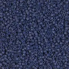 DB2143 Navy Blue Opaque Dyed Duracoat, Size 11/0 Miyuki Delica Beads, 5.2g appro...