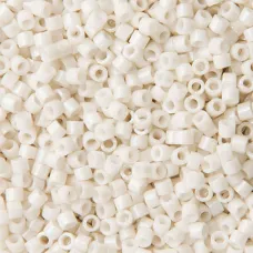 DB0211 Alabaster Glazed Luster, Size 11/0 Miyuki Delica Beads, 5.2g approx.