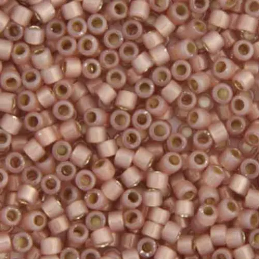 DB1459 Pink Shell Opal Silver Lined, Size 11/0 Miyuki Delica Beads, 5.2g approx. *Being discontinued by Factory* DB1459 Pink Shell Opal Silver Lined, Size 11/0 Miyuki Delica Beads, 5.2g approx. *Being discontinued by Factory*