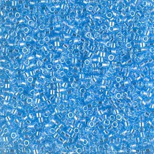DB1890 Sky Blue Transparent Luster, Size 11/0 Miyuki Delica Beads, 5.2g approx. DB1890 Sky Blue Transparent Luster, Size 11/0 Miyuki Delica Beads, 5.2g approx.