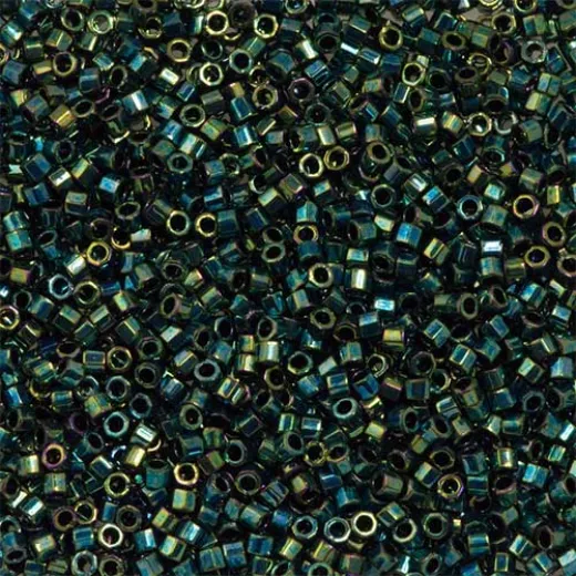 DBSC-0027 Teal Metallic Luster, Colour code 27 Size 15/0 Cut Miyuki Delica Beads, 5.2g approx. DBSC-0027 Teal Metallic Luster, Colour code 27 Size 15/0 Cut Miyuki Delica Beads, 5.2g approx.