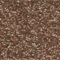 DBSC-0037 Crystal Copper Lined Hex Cut Miyuki Size 15/0 Delica, Colour code 0037, Approx. 5.2g 