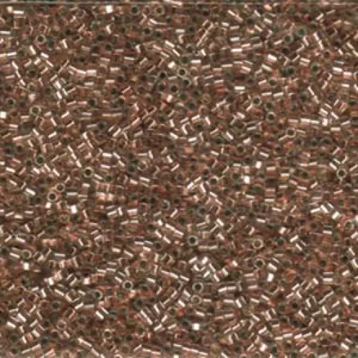 DBSC-0037 Crystal Copper Lined Hex Cut Miyuki Size 15/0 Delica, Colour code 0037, Approx. 5.2g DBSC-0037 Crystal Copper Lined Hex Cut Miyuki Size 15/0 Delica, Colour code 0037, Approx. 5.2g