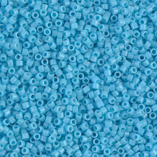 DBS0725 Opaque Light Blue Miyuki 15/0 Miyuki Delica Beads, colour 0725, 5.2g approx. DBS0725 Opaque Light Blue Miyuki 15/0 Miyuki Delica Beads, colour 0725, 5.2g approx.