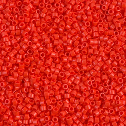 DBS0727 Opaque Light Siam Miyuki 15/0 Miyuki Delica Beads, colour 0727, 5.2g approx. DBS0727 Opaque Light Siam Miyuki 15/0 Miyuki Delica Beads, colour 0727, 5.2g approx.
