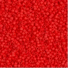 DBS0757  Opaque Light Siam Matted Miyuki 15/0 Miyuki Delica Beads, colour 0757,...