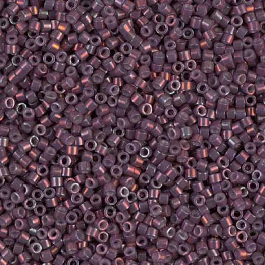 DBS1012 Metallic Raspberry Gold Iris, Colour 1012 15/0 Miyuki Delica Beads, 5.2g approx. DBS1012 Metallic Raspberry Gold Iris, Colour 1012 15/0 Miyuki Delica Beads, 5.2g approx.