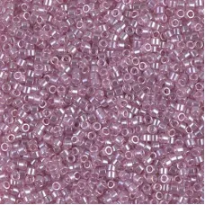 DBS1482  Transparent Light Rose Luster, Colour 1482 15/0 Miyuki Delica Beads, 5...