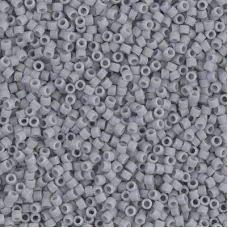 DBS1589  Matte Opaque Ghost Grey, Colour 1589 15/0 Miyuki Delica Beads, 5.2g ap...