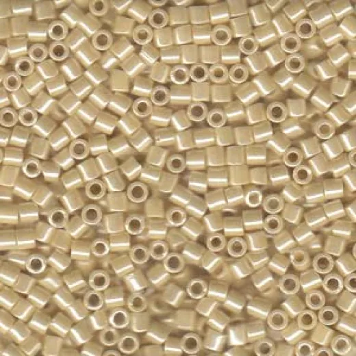 DBL1560 Honey Beige Ceylon Opaque size 8/0 Miyuki Delica Beads, Colour 1560, 5.2g approx. DBL1560 Honey Beige Ceylon Opaque size 8/0 Miyuki Delica Beads, Colour 1560, 5.2g approx.