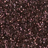 DBMC0012  Raspberry Metallic 10/0 Cut Miyuki Delica Beads Colour Code 0012, 5.2gm approx. 