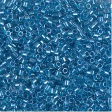 DBM0905 Sparkling Aqua Lined Crystal, Size 10/0  Miyuki Delica Beads, Colour cod...