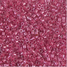 DBM0914 Sparkling Dark Pink Lined crystal, Size 10/0  Miyuki Delica Beads, Colou...