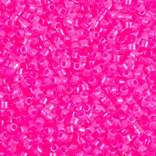 DBM2035 Miyuki Delica Beads - Size 10/0 - Luminous Wild Strawberry, col. 2035 - 5.2gm DBM2035 Miyuki Delica Beads - Size 10/0 - Luminous Wild Strawberry, col. 2035 - 5.2gm