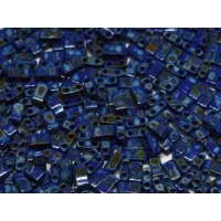 Picasso Opaque Cobalt Miyuki Half TILA Beads, Colour 4518, 5.2g appx.