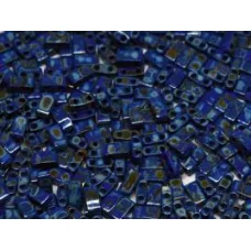 Picasso Opaque Cobalt Miyuki Half TILA Beads, Colour 4518, 5.2g appx.