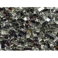 Crystal Heliotrope  Miyuki Half Tila Beads, colour 4554,  5.2gm approx.