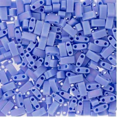 Opaque Periwinkle Matted AB Miyuki Half TILA Beads, Colour 0417L/FR, 5.2g appx.