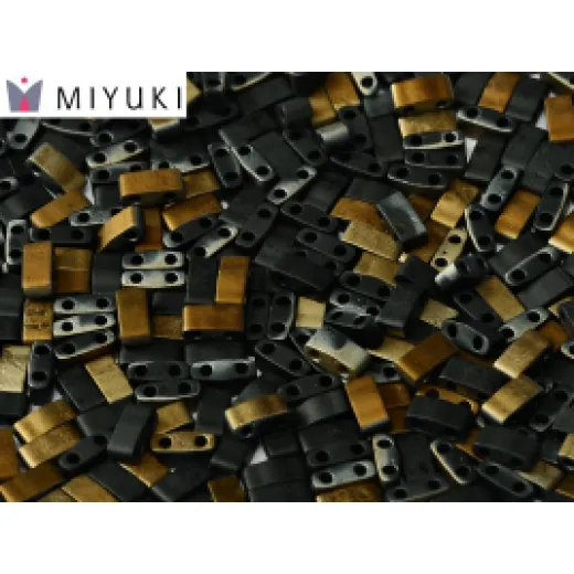 Black Valentine Matted Half Tila Beads, colour 4561, 5.2 gm approx. Black Valentine Matted Half Tila Beads, colour 4561, 5.2 gm approx.
