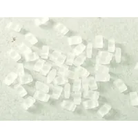 Matte Transparent Half Tila Beads, 5.2gm approx. - 0131F