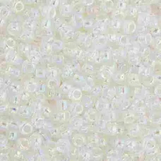 Crystal AB  Colour -0250 Miyuki 15/0 Seed Beads, 100g Wholesale Pack