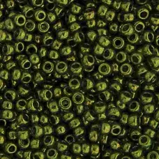 Olive Gold Luster Miyuki 15/0 Seed Beads,8.2g, Colour 0306