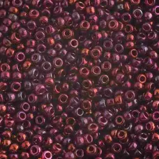 Burgundy Gold Luster Miyuki 11/0 Seed Beads, 22g, Colour 0315
