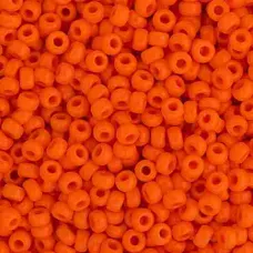 Orange Opaque  Colour -0406 Miyuki 15/0 Seed Beads,8.2gm apprx.