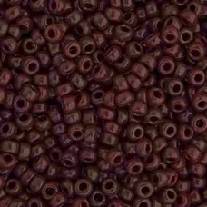 Chocolate Brown Opaque  Colour -0409 Miyuki 15/0 Seed Beads,8.2gm apprx.
